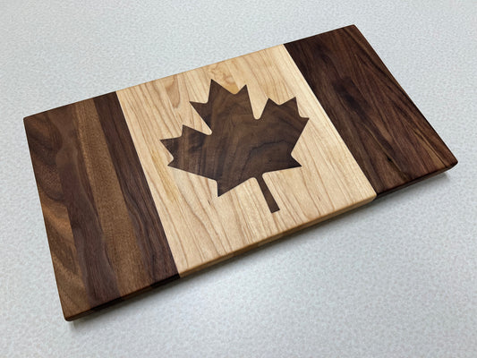 Canadian Flag Charcuterie Serving Board