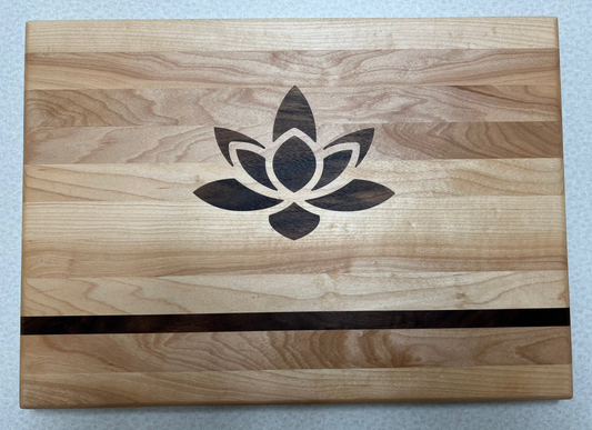 Lotus Flower Cutting Board